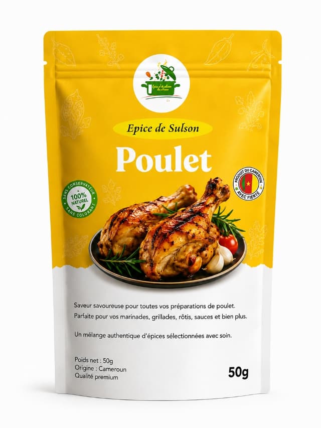 Épice Sulson Poulet : Poulet Braisé Doré & Volaille Juteuse
