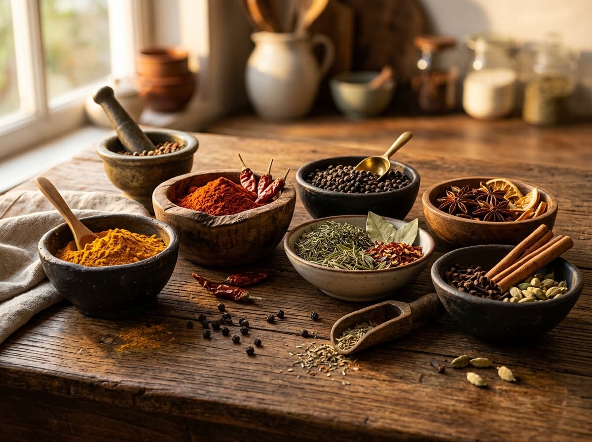 Sélection d'épices artisanales Les Épices de Sulson